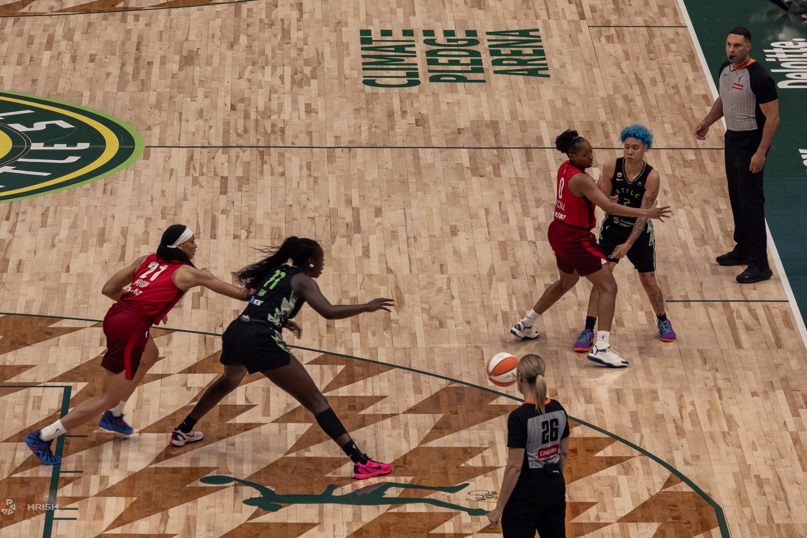 Storm Fall 105–95 to Indiana Fever at Climate Pledge Arena